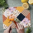 thumbnail image 7 of CounterArt Vintage Patchwork Tempered Glass Cutting Board 10" by 8", 7 of 7