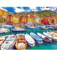 thumbnail image 2 of Colorluxe 500 Piece Puzzle - Colorful Buildings and Harbor with Luxury Yachts & Boats Liguria Italy, 2 of 2