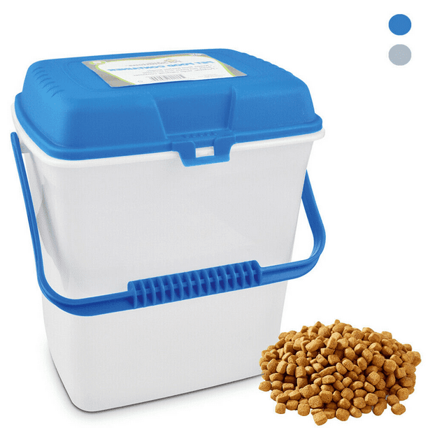 Pet Food Storage Container 2 Gallon Airtight Portable Large Clear Dog