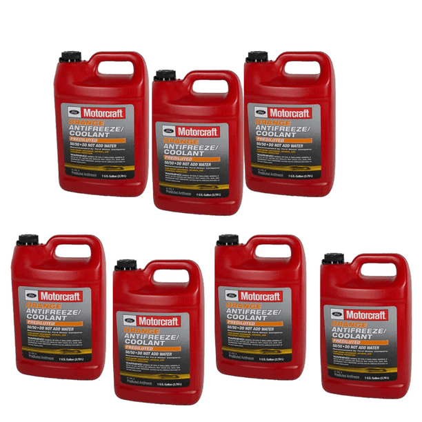 Engine Coolant Antifreeze Motorcraft VC13DLG Orange/Yellow Pre diluted