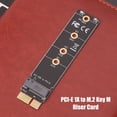 thumbnail image 4 of Tarjeta adaptadora Adaptador PCIE a M2 NVMe SSD M.2 PCIE M Key Reader compatible con 2230 2242 2260 2280 FLhrweasw El nuevo, 4 of 9