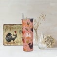 thumbnail image 6 of Chicken Tumbler With Lid and Straw Stainless Steel 20oz Breeds of Chicken Knowledge Skinny Tumbler Insulated Cute Hen Chicken Mug Chicken Cups Water Bottle Gifts for Chicken Loves Women, 6 of 6