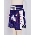 thumbnail image 6 of Hansber Kids Muay Thai Boxing Shorts Elastic Waist Printed Kickboxing Training Shorts Youth Martial Arts Fight Trunks Blue L-110, 6 of 7