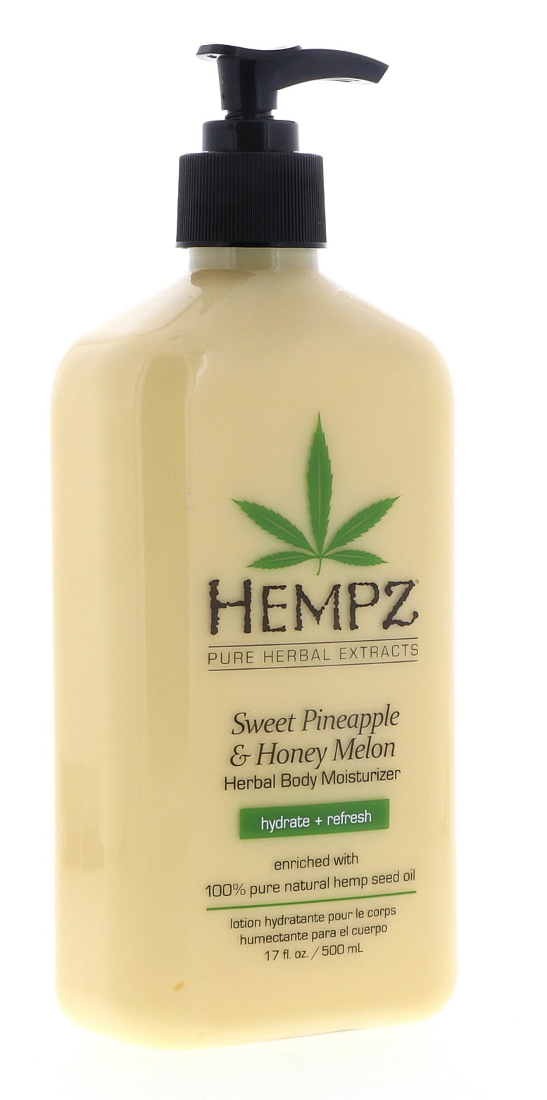 Hempz Sweet Pineapple & Honey Melon Herbal Body Moisturizer 17 oz 2