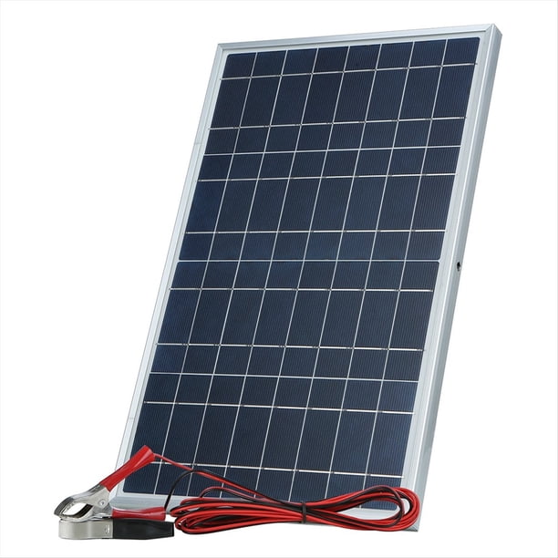 Kit de Panel Solar de 12 V, Generador de Células Solares Recargable Portátil para Exteriores de 30 W de Potencia Completo para el Hogar