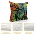 thumbnail image 4 of Jiayy  Grunge Pillowcase  Abstract Art Green Red Colorful Messy Rust Painting Throw Pillow Cover  Printed Cushion Cases Bed Sofa Decoration with Hidden Zipper, 4 of 5