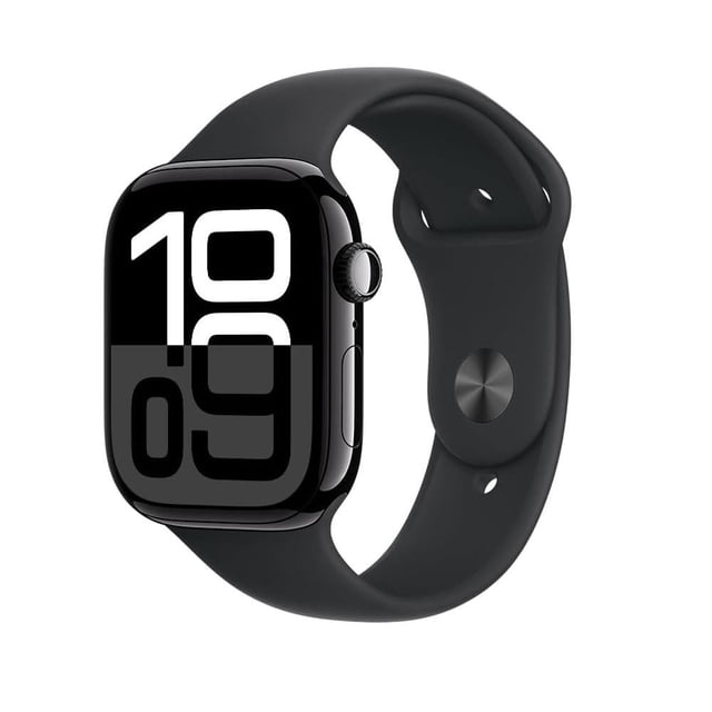 Apple Watch Serie 10 GPS 46mm con Caja Aluminio Negro y Correa Deportiva Negra