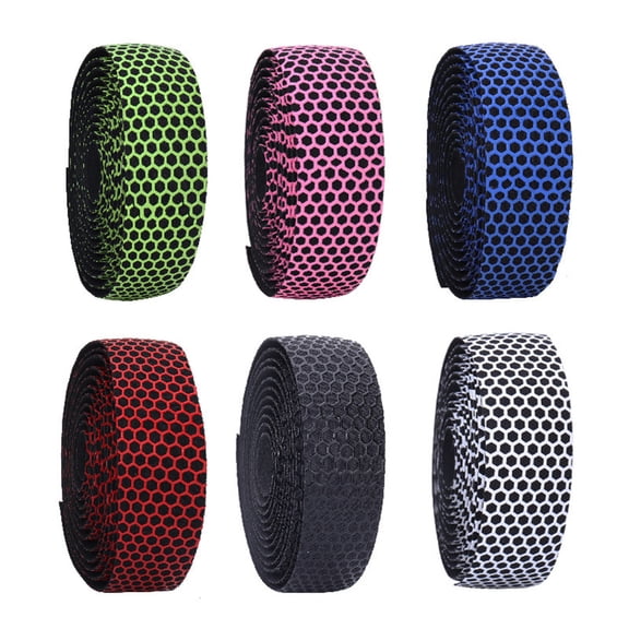 CRILSTYLEO 1Set Bike Handlebar Ribbon with Cushioned Feel and Easy Application Assorted Color