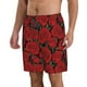 thumbnail image 2 of Fotbe Rose Flowers Trajes de Baño Estampados para Hombre, Shorts de Verano de Secado Rápido, Ropa de Playa, Bañadores-3X-Large, 2 of 6