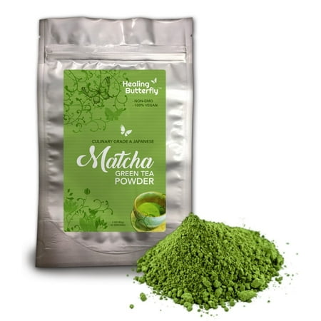 Matcha Green Tea Powder, Organic Japanese Premium Grade, 100% Vegan, Packed with Nutrients and Antioxidants, Boosts Your Metabolism And Tastes Great, [85g, 3oz, 42