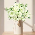 thumbnail image 5 of EGYMEN Imitation Flower Bouquet, Decorative Artificial Floral Arrangement, Faux Rose and Bud Centerpiece, Handcrafted Home Decor for Weddings and Events, 5 of 7
