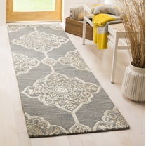 Safavieh Dip Dye Peregrine Floral Runner Rug, Slate/Beige, 2'3" x 6'