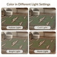 thumbnail image 7 of ODIKA Hunting Fishing Bass Antler Stripes Stars Border Vintage Fish Refined Structured Foldable Easy Care for Queen Size Bedroom, Under Bed, Master Suite, 7 of 7