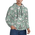 thumbnail image 2 of Salouo Retro Rooster4 Pattern Men's Fall Hoodie Sweatshirt,Sport Hoodie with Pockets for Men Pullover Casual Hooded Sweatshirt-Medium, 2 of 7