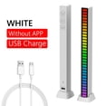 thumbnail image 2 of Barra de luz USB 5V Control de sonido Colorido RGB 32 LED Lámpara de recolección Blanco Hugtrwg Para estrenar, 2 of 9