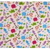 SheetWorld Fitted 100% Cotton Percale Play Yard Sheet Fits BabyBjorn Travel Crib Light 24 x 42, Safari Animals Pink