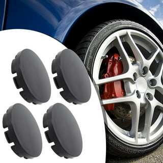 56mm Car Wheel Center Caps Hub Tyre Rim Hub Cap Cover Universal ABS Chrome  Silver 4PCS 