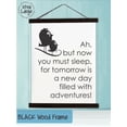 thumbnail image 2 of Black Wood Canvas Sign Wall Hanging, Nursery Go To Sleep Wall Art Baby Décor 23x30-Inch, 2 of 4