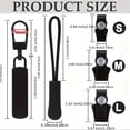 thumbnail image 3 of HLONK 15pcs Zipper Repair Kit  Quick Install Zipper Heads  Detachable Replacement Zip Tops  Interchangeable Plastic Zipper Pulls  with S/M/L Sizes for Clothing  Luggage  Backpacks  Sewing, 3 of 7