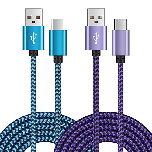 6ft Fast USB Type C Cable Phone Charger Charging Cord for Samsung Galaxy S25 Edge Plus Ultra S24 FE,Z Fold 7 6 5 4 3 2 Flip 7,S23 S22 S21 Ultra S21  S20 FE 5G S10 S10e S9 S8 Plus Note 20 9 8 A42 A71