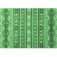 thumbnail image 1 of Ahgly Company Indoor Rectangle Abstract Emerald Green Modern Area Rugs, 5' x 8', 1 of 4