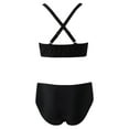 thumbnail image 6 of Womens Bikini Set High Waisted Bikini Two Piece Swimsuit Twist Hook Eye Adjustable Straps Bikini Sets for Women, 6 of 9