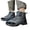 Grey, variant on Men's Sneakers Outdoor High Top Hiking Shoes For Big Size | Casual Travel Sneakers For Of All Sizes Grey 40