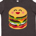 thumbnail image 4 of Inktastic Hamburger Kawaii Boys or Girls Toddler T-Shirt, 4 of 5