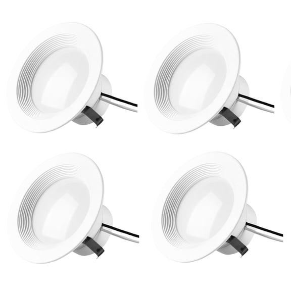 4 INCH RETROFIT, 5000K, 100, CRI90, ES, UL, 12W, 65W EQUIVALENT, 50000HRS, LM750, DIMMABLE, INPUT VOLTAGE 120V 4 PACK