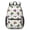 Monster Cartoon Truck White Pattern, variant on Monster Cartoon Truck White Pattern 17" Waterproof Oxford School Backpacks for Teens, S-Shape Padded Straps, for School, Travel, Hiking, Camping