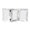 Grey white, variant on Softwood Triplicate Photo Frame Vertical Orientation Excellent For Displaying Family Likenesses Together