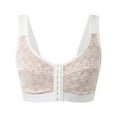 thumbnail image 5 of XIYON Womens Bras Breathable Sports Bras Comfortable Front Closure Floral Pattern Wireless Yoga Bra For Women Comfort, 5 of 9