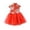 Red, variant on Girls Spring Dress Little Holiday Chinese Qipao Princess Formal Dresses For Girls Size 6-7T