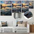 thumbnail image 4 of Designart "Serene Scenes of Lake Champlain II" Vermont Metal Wall Art, 4 of 5