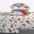 JoJo Siwa Rainbow Sparkle 7pc Queen Kids Bedding Set w/ Reversible Comforter