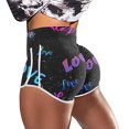 thumbnail image 2 of IROINNID Women's Printed High Waist Stretchy Leggings Hip-Lifting Yoga Shorts, 2 of 5
