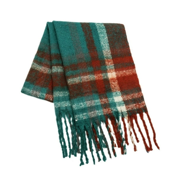 Bufanda cálida de invierno for mujer, chal largo, bufandas grandes, bufandas gruesas for clima frío, bufandas grandes y gruesas de gran tamaño.