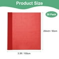 thumbnail image 3 of 20-Pack Crepe Paper, 3.3ft x 20 Inch /100 x 50cm Soft Wide Crepe Paper Streamer Sheet, Decorative Craft Streamer [Red], 3 of 6
