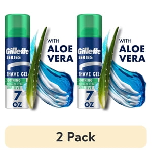 Gillette Series Soothing Shave Gel with Aloe, 7 oz