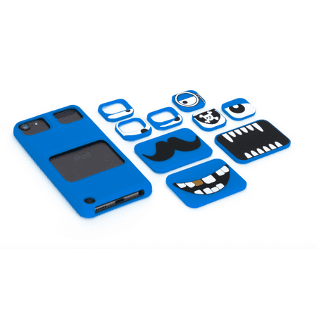 Griffin Faces for iPod touch (5th/ 6th gen.), blue, Swap out eyes & mouths for a case with real (Best Ipod For Working Out)