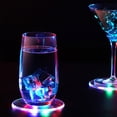 thumbnail image 3 of Posavasos con luz LED, copa delgada de cristal acrílico, cóctel, Bar, barman, posavasos luminoso, 3 uds. Jadeshay A, 3 of 8