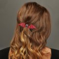 thumbnail image 2 of Unique Bargains 1 Pc Hair Clip Halloween Bat Wing Skull Hair Clips for Women Red, 2 of 5