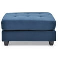 thumbnail image 5 of Glory Furniture Malone Microsuede Ottoman in Navy Blue, 5 of 6