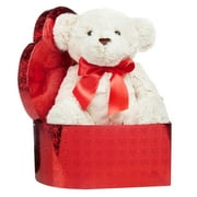 Valentine?s Day Blond Teddy Bear Gift Set
