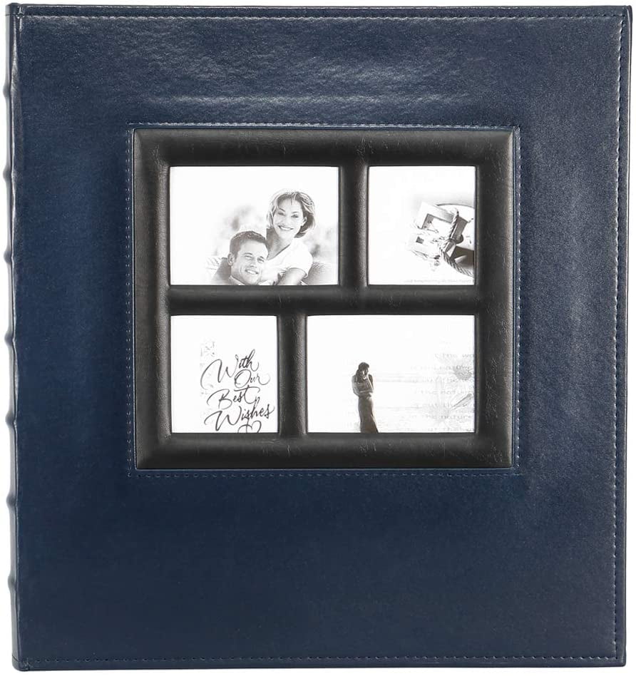 Self Stick Adhesive Photo Album, Large Leather Cover Photo