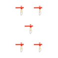 thumbnail image 2 of Greeniant Paquete de 10 anzuelos de balance de pescado anzuelos de liberación anti-bobinado divisor de gancho accesorios de pesca de gran tamaño regalos Type2 NO2 Greeniant CBP361719, 2 of 5