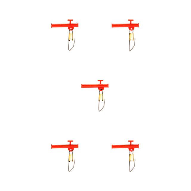Soidarity 10 piezas anzuelos de pesca fuerte clip de liberación gancho divisor / accesorios de aparejos de pesca de tamaño pequeño regalos perfectos Type2 NO2 Soidarity CBP361719