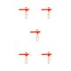 thumbnail image 2 of Eigraketly Paquete de 10 anzuelos de balance de pescado anzuelos de liberación anti-bobinado divisor de gancho accesorios de pesca de gran tamaño regalos Type2 NO2, 2 of 5