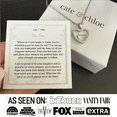 thumbnail image 2 of Cate & Chloe Amorette 18k White Gold Plated Necklace with Heartfelt Message Card, Gift for Mom, 2 of 9