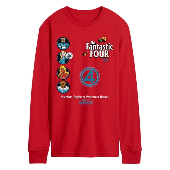 Fantastic Four - Faux Hit - Men's Long Sleeve Graphic T-Shirt